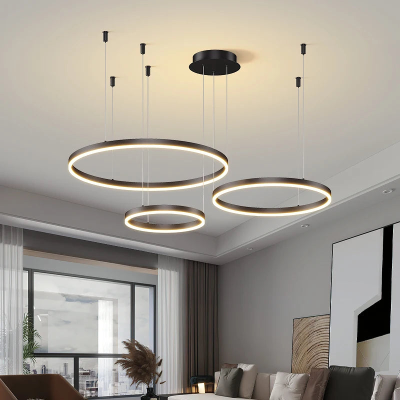 Contemporary living room lighting