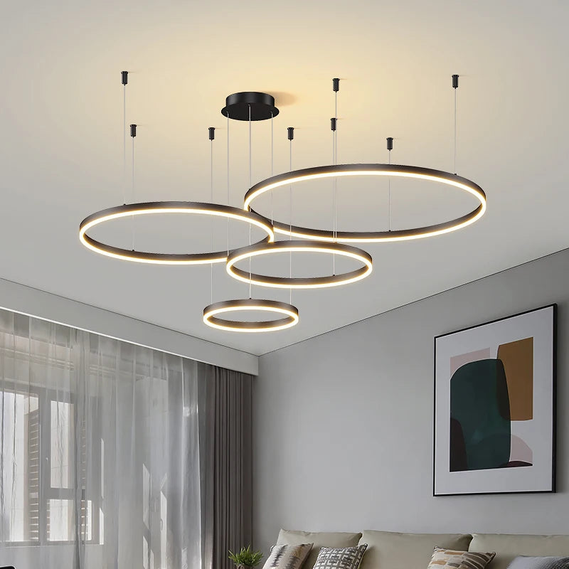 Dimmable LED dining room chandelier