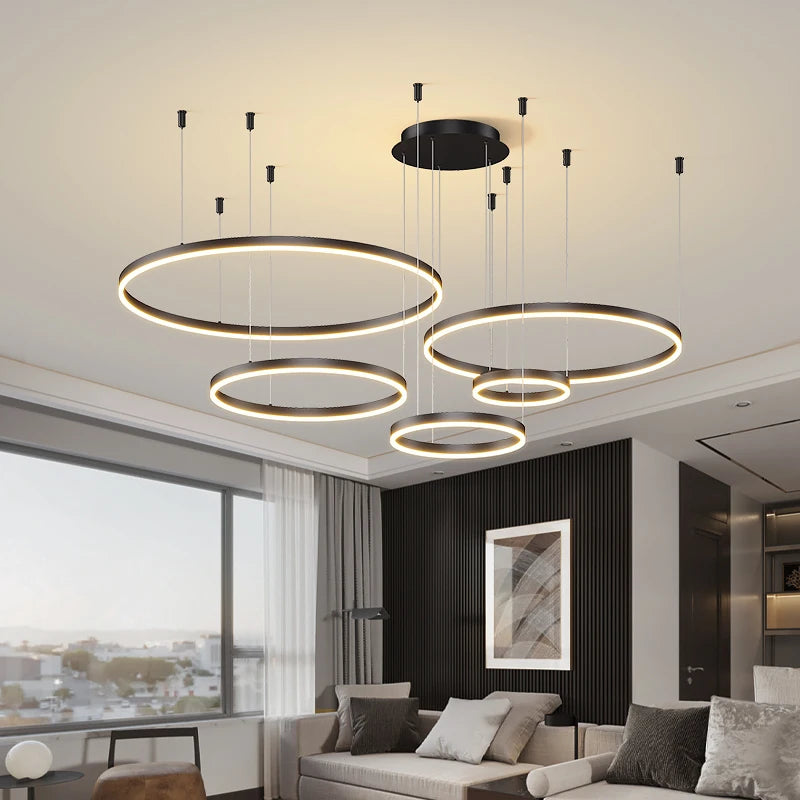 Modern Circular LED Chandelier