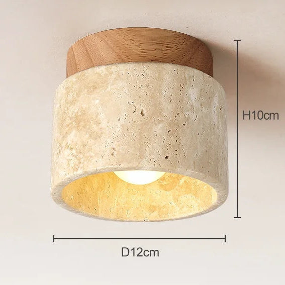 Warm glow LED ceiling lamp for modern homes