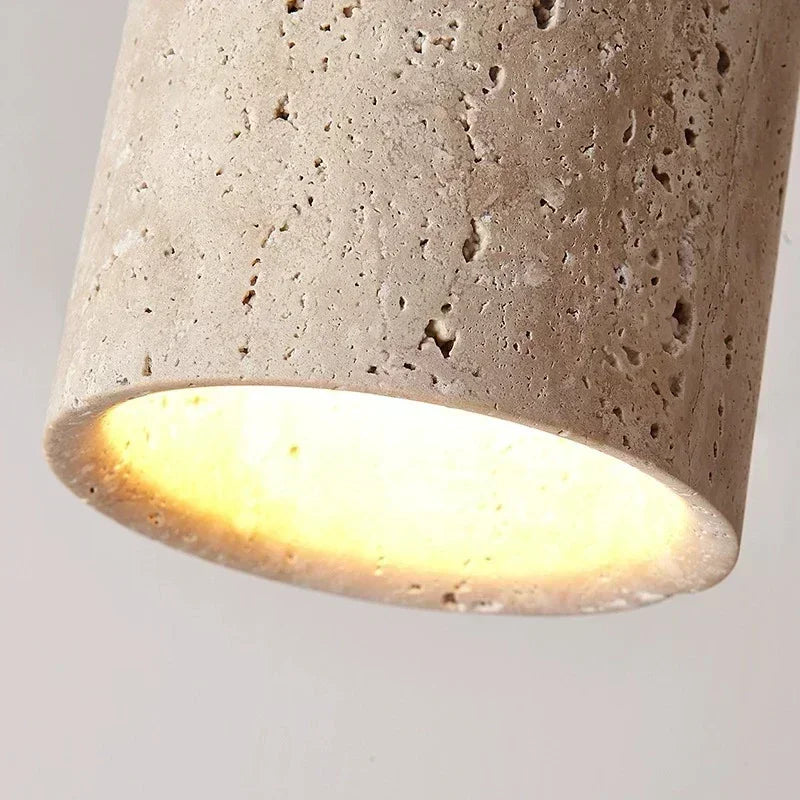 Aspen Wood & Stone Ceiling Light