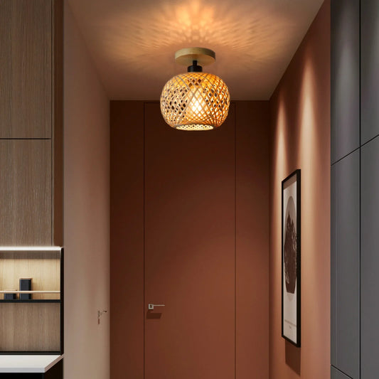 Bohemian style ceiling lamp for cozy living spaces