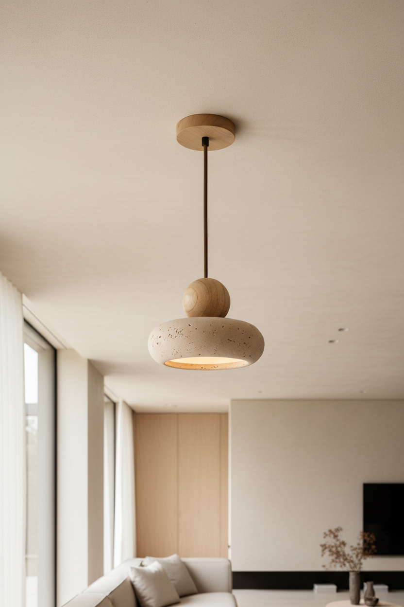 Kirei Concept Pendant Light - Light Wood Variant